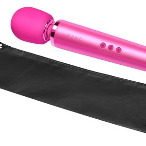 le Wand Massagestab - Großer Massagekopf, 20 Vibrationsmodi Magenta