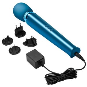 le Wand Massagestab - Großer Massagekopf, 20 Vibrationsmodi Pacific Blue