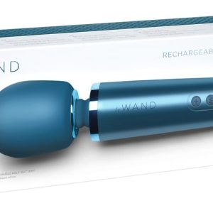 le Wand Massagestab - Großer Massagekopf, 20 Vibrationsmodi Pacific Blue