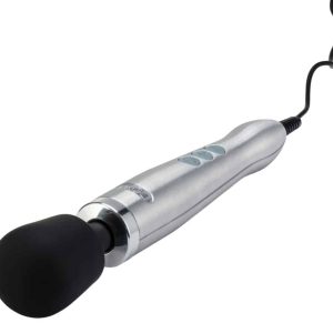 Doxy Kraftpaket - Massagestab mit Power-Vibration (3.000-9.000 U/min.) silber