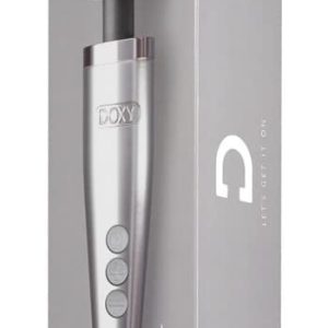 Doxy Kraftpaket - Massagestab mit Power-Vibration (3.000-9.000 U/min.) silber