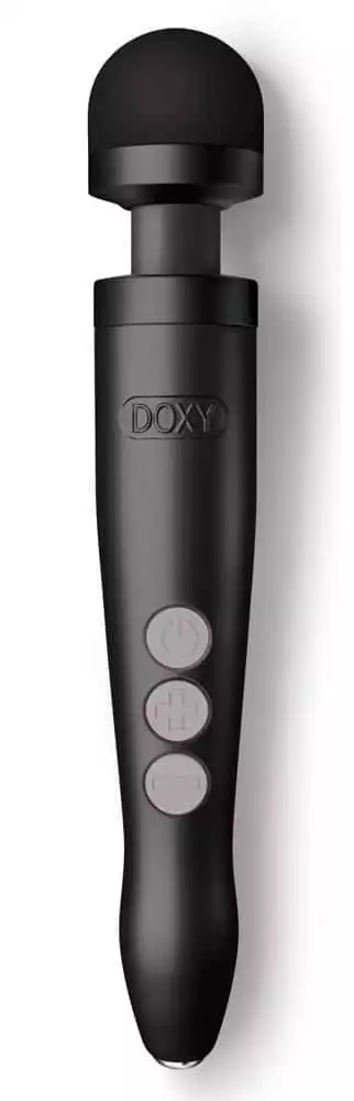 DOXY Massager 3R: Handlicher Massagestab mit Power-Vibration Matte Black
