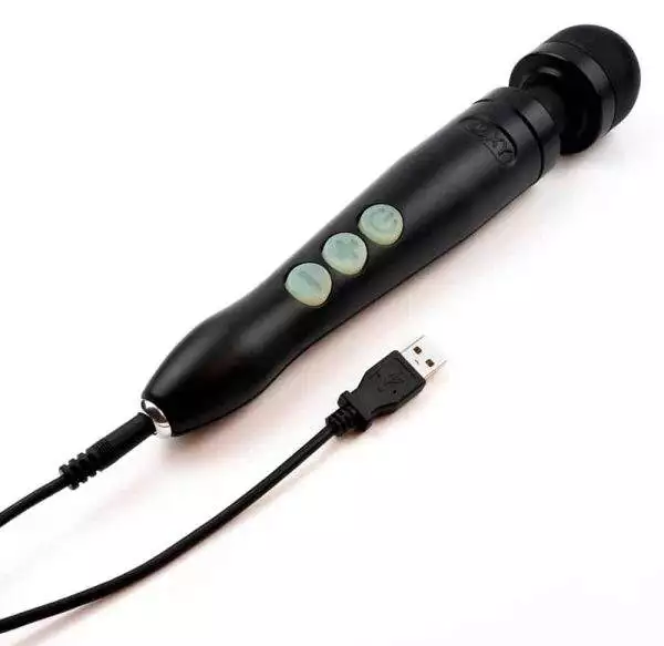 DOXY Massager 3R: Handlicher Massagestab mit Power-Vibration Matte Black