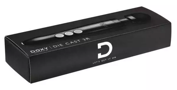 DOXY Massager 3R: Handlicher Massagestab mit Power-Vibration Matte Black
