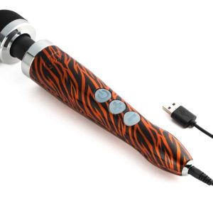 DOXY Massager 3R: Handlicher Massagestab mit Power-Vibration Tiger