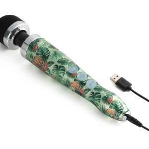 DOXY Massager 3R: Handlicher Massagestab mit Power-Vibration Pineapple