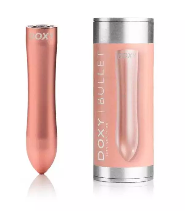 Doxy Bullet Rose Gold - Luxus-Minivibrator für unterwegs Rose Gold