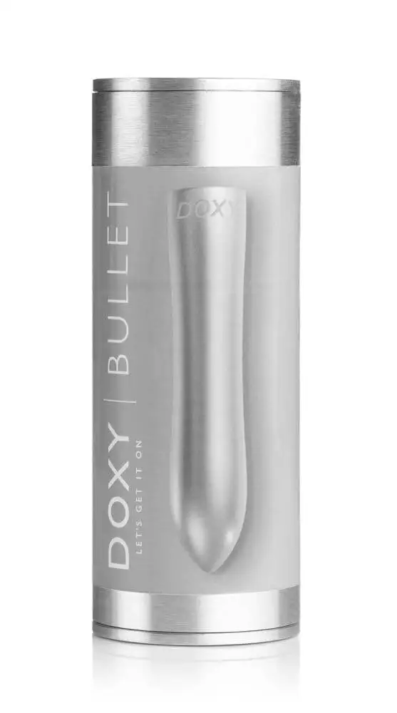 Doxy Bullet Rose Gold - Luxus-Minivibrator für unterwegs Silver