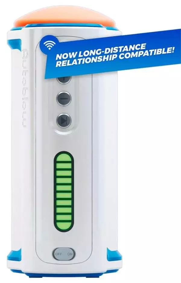 Autoblow AI+ UK Plug - Masturbator mit AI-Modus Weiß/Hautfarben hell