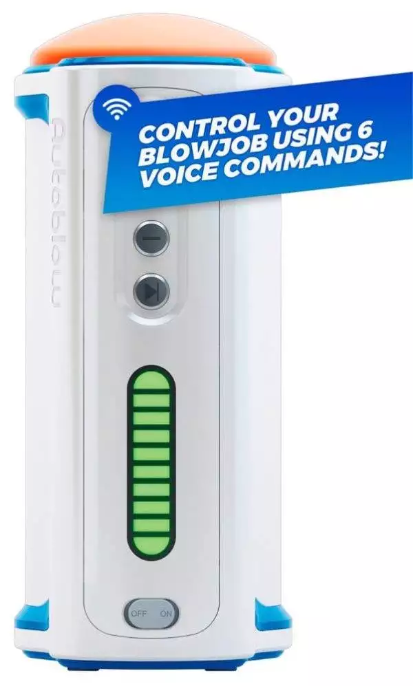 Autoblow AI+ UK Plug - Masturbator mit AI-Modus Weiß/Hautfarben hell