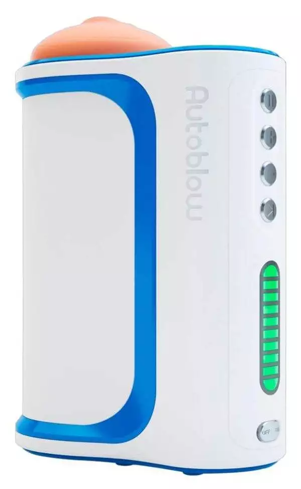Autoblow AI+ UK Plug - Masturbator mit AI-Modus Weiß/Hautfarben hell