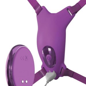 Fantasy For Her Ultimate Butterfly Strap-on - Diskretes Silikonvibrator-Set