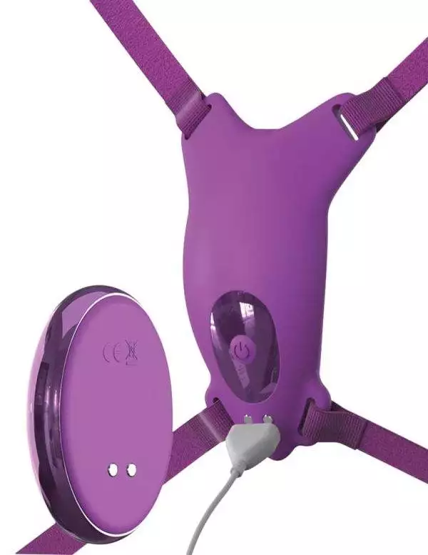 Fantasy For Her Ultimate Butterfly Strap-on - Diskretes Silikonvibrator-Set