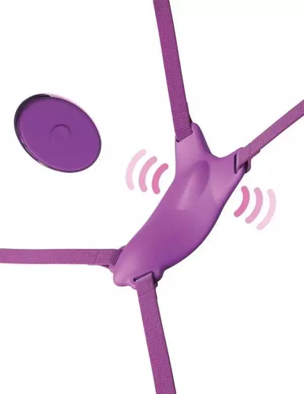 Fantasy For Her Ultimate Butterfly Strap-on - Diskretes Silikonvibrator-Set