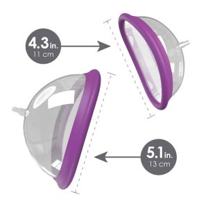 Fantasy For Her - Automatische Vaginapumpe | Rechargeable Pleasure Pump Kit Lila/Transparent