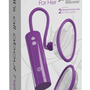 Fantasy For Her - Automatische Vaginapumpe | Rechargeable Pleasure Pump Kit Lila/Transparent