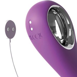 Fantasy For Her - G-Punkt-Vibrator mit Klitoris-Vibrozunge Lila/Transparent