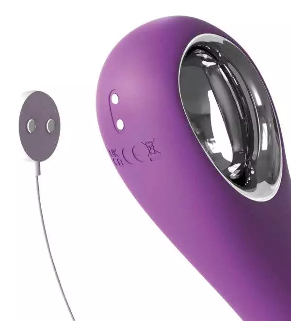 Fantasy For Her - G-Punkt-Vibrator mit Klitoris-Vibrozunge Lila/Transparent