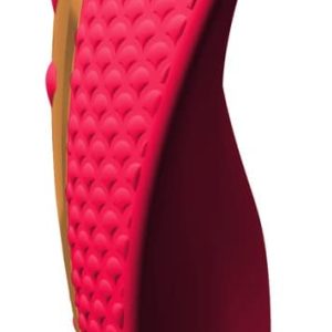 Shunga Obi - Luxuriöser Auflegevibrator für Vulva, Klitoris & Perineum Raspberry