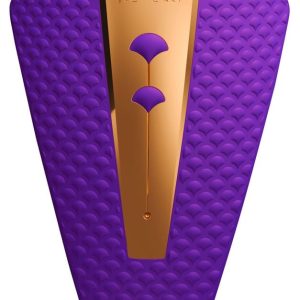 Shunga Obi - Luxuriöser Auflegevibrator für Vulva, Klitoris & Perineum Purple