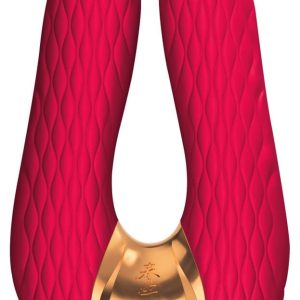 Shunga Doppelvibrator Aiko - Luxus für Anspruchsvolle Raspberry