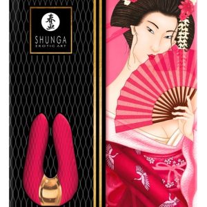 Shunga Doppelvibrator Aiko - Luxus für Anspruchsvolle Raspberry