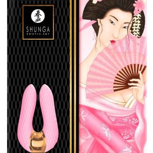 Shunga Doppelvibrator Aiko - Luxus für Anspruchsvolle Light Pink