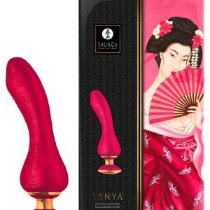 Shunga Sanya Luxus-Vibrator | Ergonomischer Griff, 10 Vibrationsmodi Raspberry