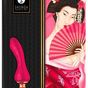 Shunga Sanya Luxus-Vibrator | Ergonomischer Griff, 10 Vibrationsmodi Raspberry