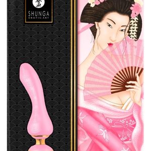 Shunga Sanya Luxus-Vibrator | Ergonomischer Griff, 10 Vibrationsmodi Light Pink