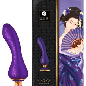 Shunga Sanya Luxus-Vibrator | Ergonomischer Griff, 10 Vibrationsmodi Purple