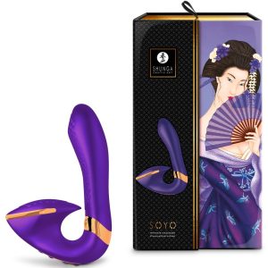 Shunga Soyo Vibrator - Luxuriöser Verwöhnluxus Purple