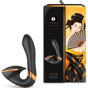 Shunga Soyo Vibrator - Luxuriöser Verwöhnluxus Black