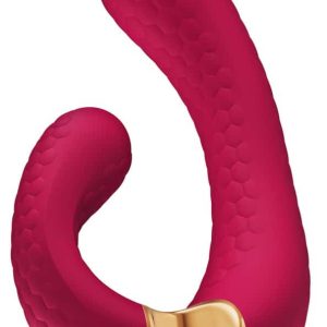 Shunga Miyo Luxus Vibrator - 10 Modi, 5 Geschwindigkeiten Raspberry