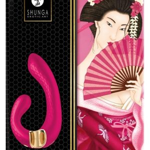 Shunga Miyo Luxus Vibrator - 10 Modi, 5 Geschwindigkeiten Raspberry