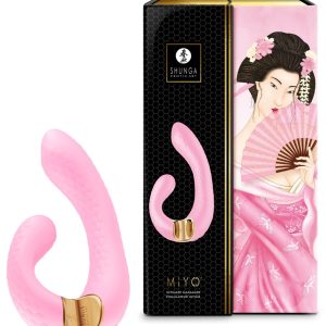 Shunga Miyo Luxus Vibrator - 10 Modi, 5 Geschwindigkeiten Light Pink