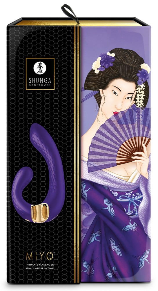 Shunga Miyo Luxus Vibrator - 10 Modi, 5 Geschwindigkeiten Purple