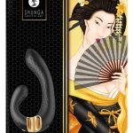 Shunga Miyo Luxus Vibrator - 10 Modi, 5 Geschwindigkeiten Black