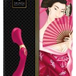 Shunga Zoa - Luxuriöser Massager & Dildo | Ergonomisch geformt | 10 Vibrationsmodi | USB-aufladbar Raspberry