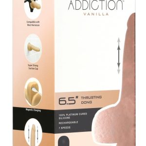 Naked Addiction - Stoßdildo 6,5" RC Vanil Vanilla