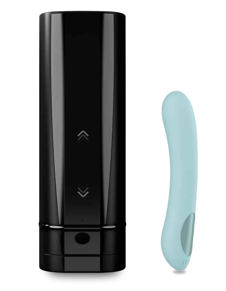 Kiiroo Onyx+ & Pearl2+ Paar-Set Türkis/Schwarz