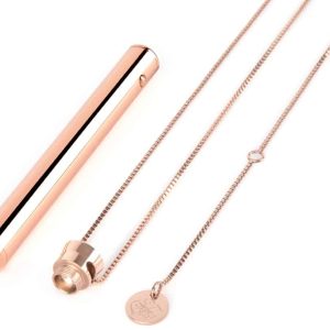 le Wand Necklace Vibe - Diskretes Lustgeheimnis Rose Gold