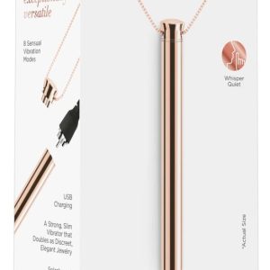 le Wand Necklace Vibe - Diskretes Lustgeheimnis Rose Gold