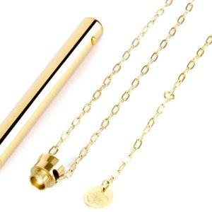 le Wand Necklace Vibe - Diskretes Lustgeheimnis Gold