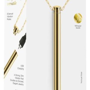 le Wand Necklace Vibe - Diskretes Lustgeheimnis Gold