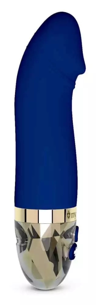 Mystim Real Deal Neal Vibrator - Hotspot- & Intimmassagen Blau/Gold