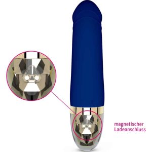 Mystim Real Deal Neal Vibrator - Hotspot- & Intimmassagen Blau/Gold