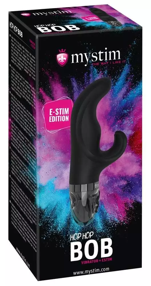 Mystim Hop Hop Bob E-Stim Vibrator Schwarz