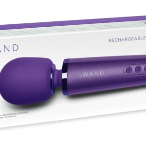 le Wand Massagestab - Großer Massagekopf, 20 Vibrationsmodi Purple