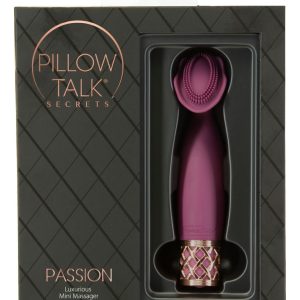 PILLOW TALK Passion - Handlicher Auflegevibrator mit Noppen Lila/Gold